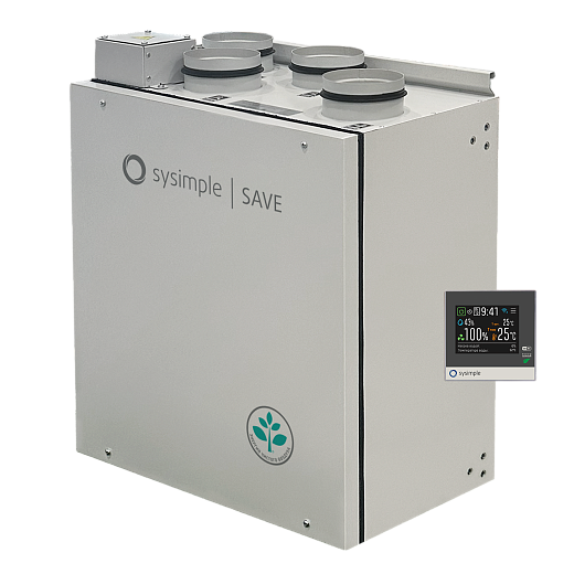 Бытовые установки Sysimple SAVE VTR для вертикальной или потолочной установки